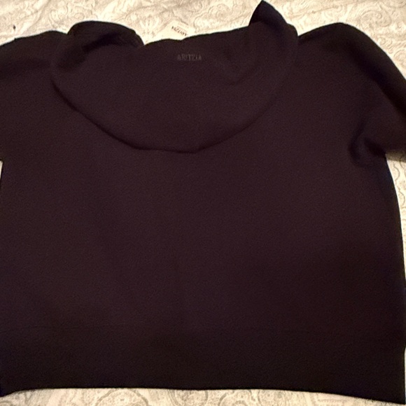 ARTIZIA BLACK SWEAT FLEECE ZIP FRONT HOODIE LARGE PERFECT FIT - Picture 4 of 12
